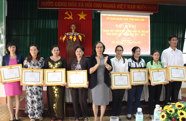 Hội nghị tổng kết Chương trình Bảo vệ trẻ em tỉnh Đắk Lắk giai đoạn 2011-2015