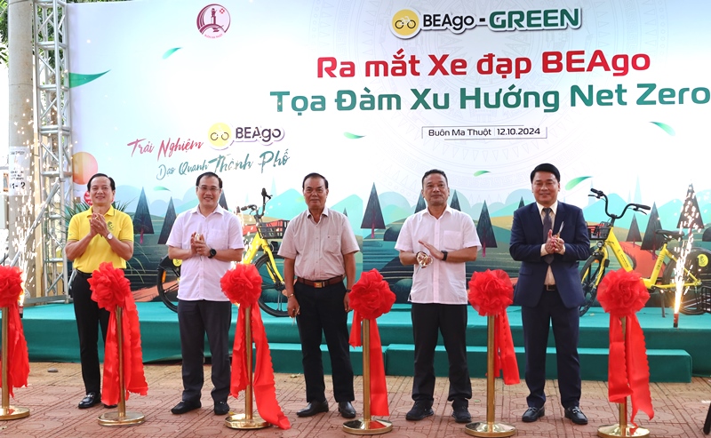 Chính thức vận hành xe đạp công cộng BEAgo trải nghiệm thành phố Buôn Ma Thuột