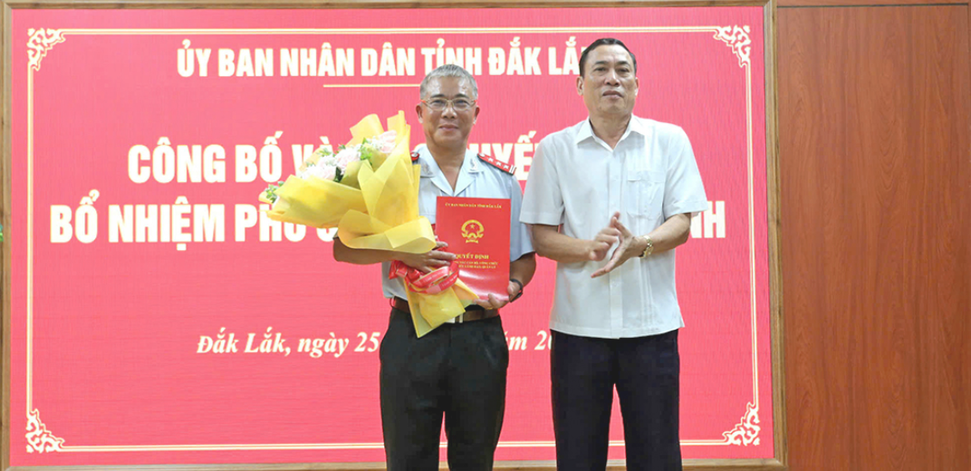 Ông Nguyễn Hồng Lĩnh giữ chức vụ Phó Chánh Thanh tra tỉnh