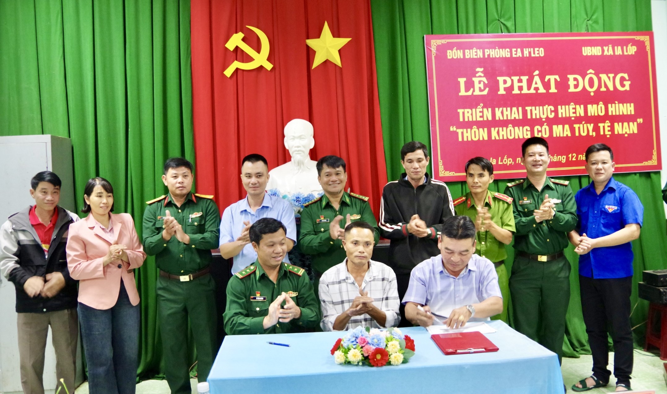 Triển khai thực hiện mô hình “Thôn không có ma túy, tệ nạn” tại xã biên giới Ia Lốp