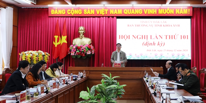 Bí thư Tỉnh ủy Nguyễn Đình Trung yêu cầu tập trung triển khai  4 nhiệm vụ lớn trong năm 2025