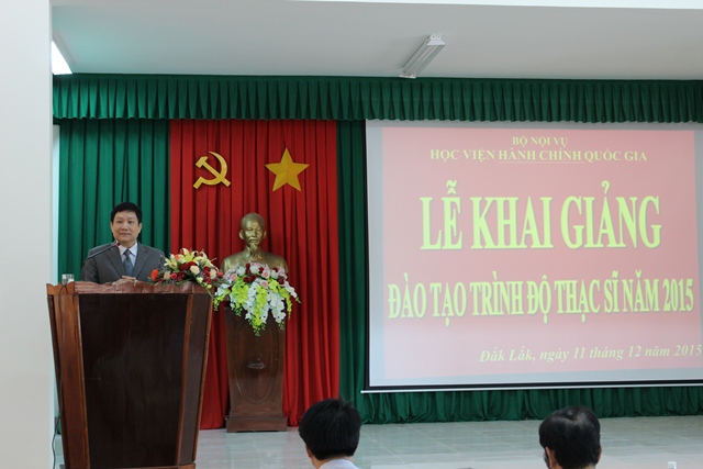 Học viện Hành chính quốc gia - Phân viện khu vực Tây Nguyên tổ chức Lễ khai giảng