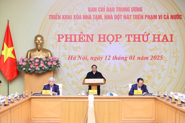 Thủ tướng Chính phủ Phạm Minh Chính: Năm 2025 là cao điểm 350 ngày đêm xoá nhà tạm, nhà dột nát