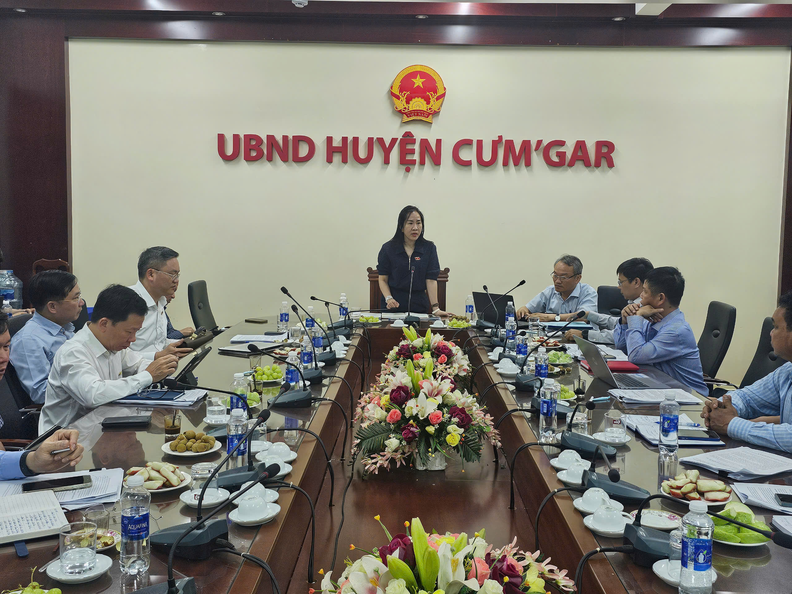 Đoàn công tác của Ủy ban Kinh tế và Tài chính của Quốc hội làm việc tại huyện Cư M’gar