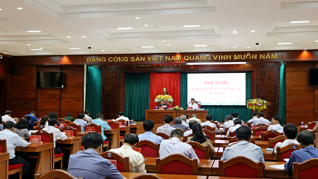 Bế mạc Hội nghị Ban Chấp hành Đảng bộ tỉnh Đắk Lắk lần thứ 31 (mở rộng)