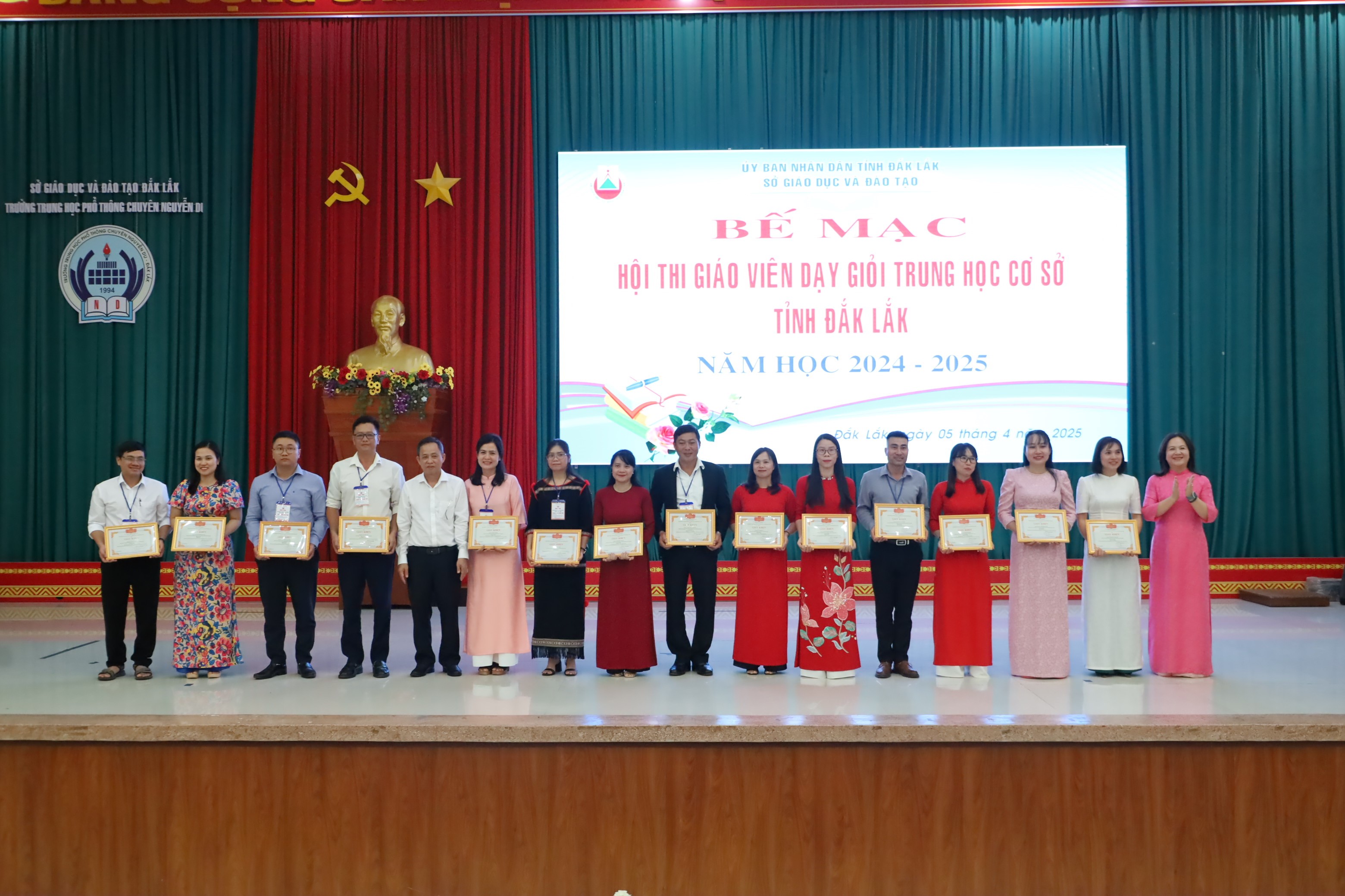 TP. Buôn Ma Thuột đạt giải Nhất toàn đoàn tại Hội thi giáo viên dạy giỏi THCS tỉnh Đắk Lắk năm học 2024 - 2025