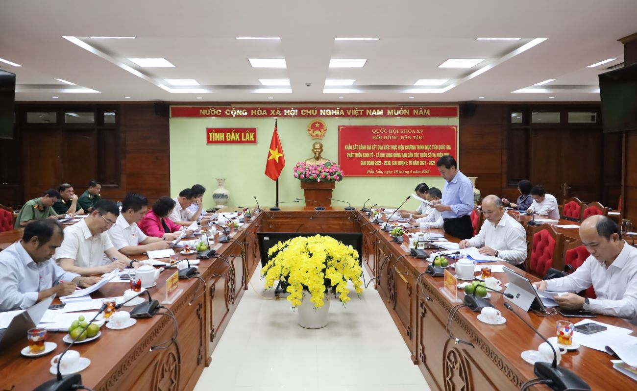 Khảo sát, đánh giá kết quả thực hiện Chương trình 1719 trên địa bàn tỉnh Đắk Lắk