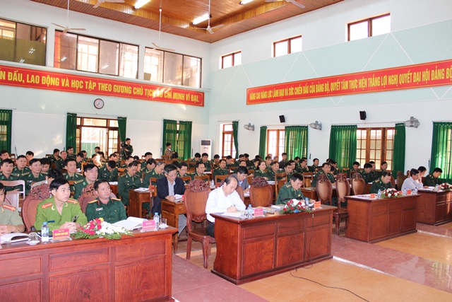 Hội nghị tổng kết công tác biên phòng năm 2015