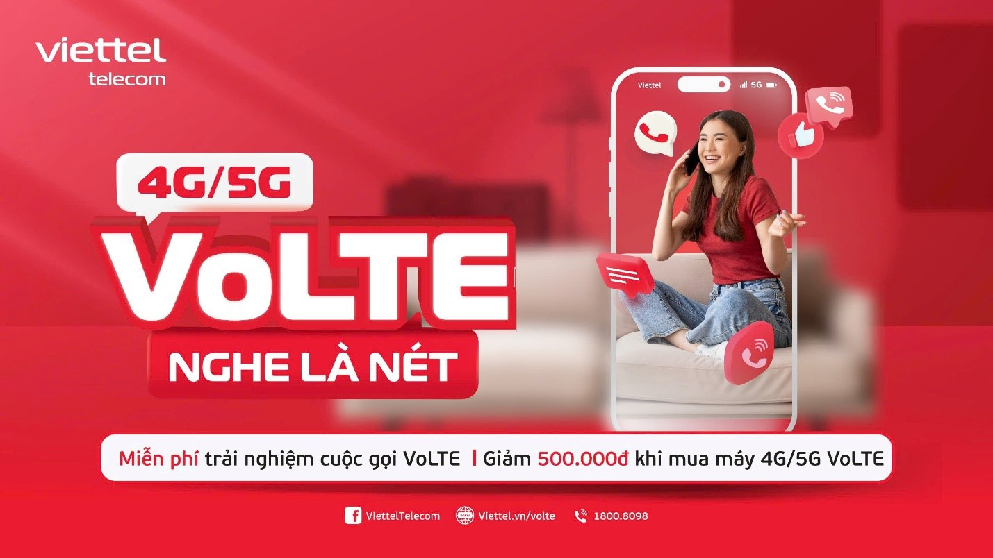 Viettel miễn phí 7 ngày trải nghiệm cuộc gọi chất lượng cao VoLTE