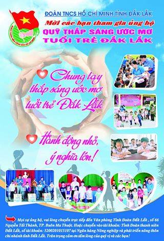 Tổng hợp "Quỹ thắp sáng ước mơ tuổi trẻ Đắk Lắk"