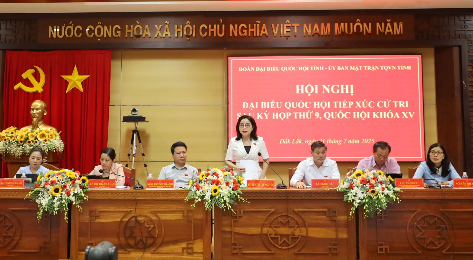 Đoàn đại biểu Quốc hội tỉnh Đắk Lắk tiếp xúc cử tri sau Kỳ họp thứ 9, Quốc hội khóa XV