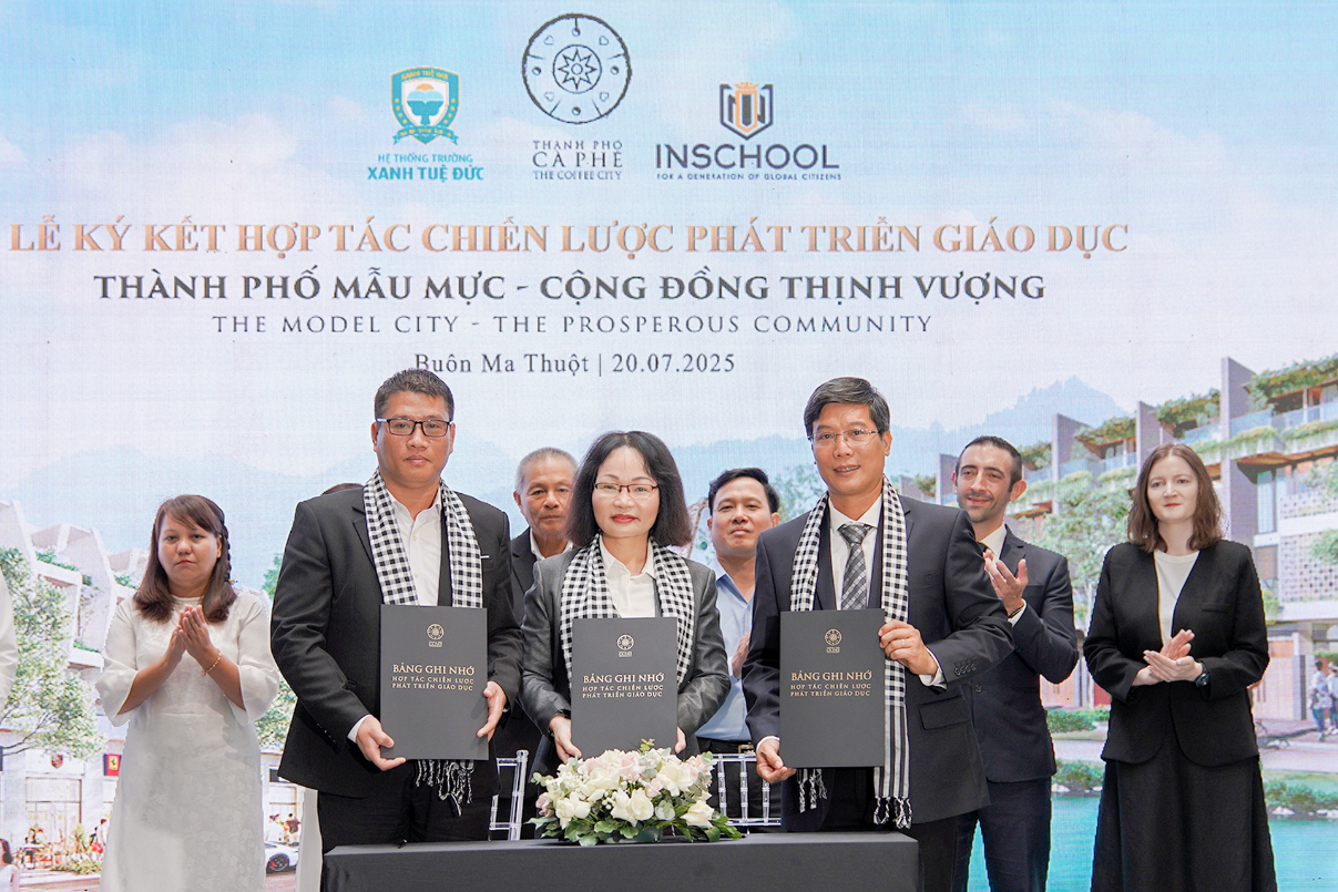 Khu đô thị Thành Phố Cà Phê chính thức triển khai hệ thống giáo dục tiêu chuẩn quốc tế