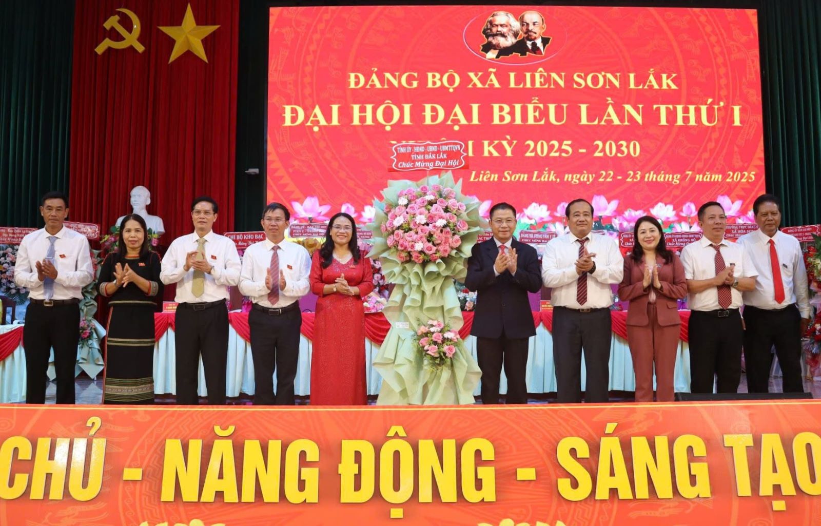 Đại hội đại biểu Đảng bộ xã Liên Sơn Lắk lần thứ I, nhiệm kỳ 2025 – 2030