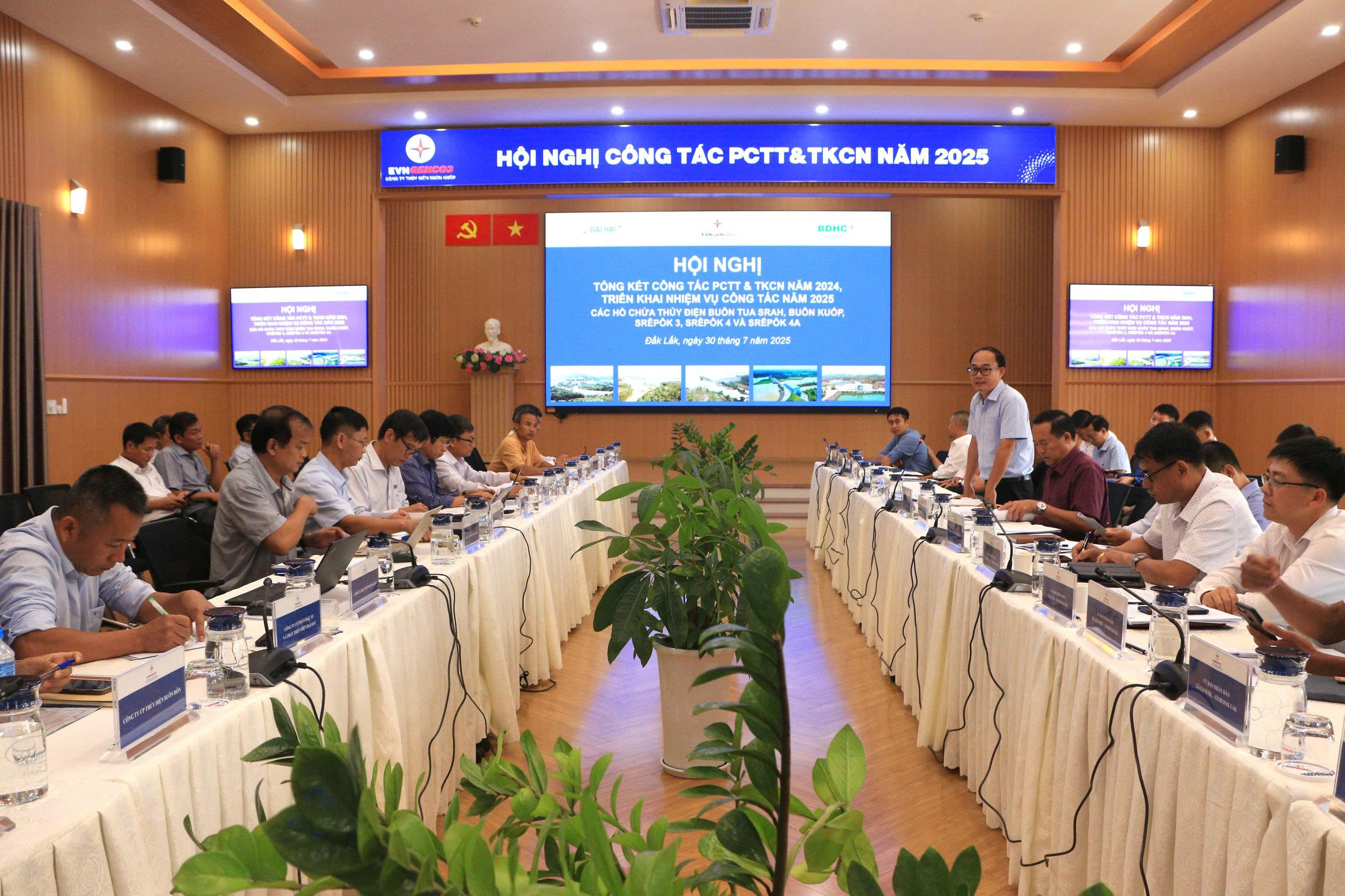 Công ty Thủy điện Buôn Kuốp chủ động xây dựng kịch bản ứng phó mùa mưa lũ 2025