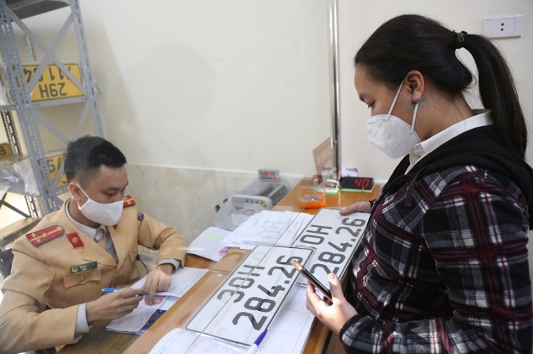 Đăng ký mới và cấp biển số cho hơn 89.000 phương tiện cơ giới đường bộ trong 7 tháng năm 2025