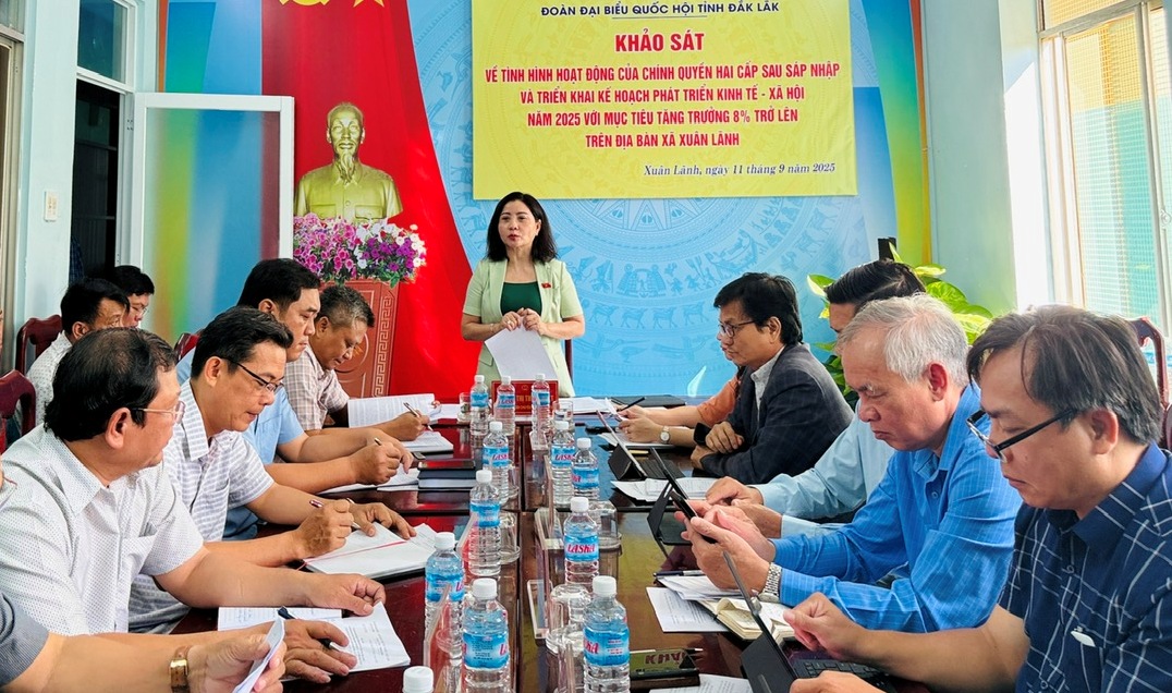 Khảo sát hoạt động chính quyền sau sáp nhập tại xã Xuân Lãnh