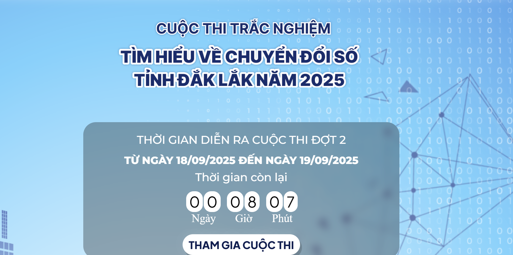 Công bố kết quả Cuộc thi trắc nghiệm tìm hiểu về chuyển đổi số tỉnh Đắk Lắk đợt 1