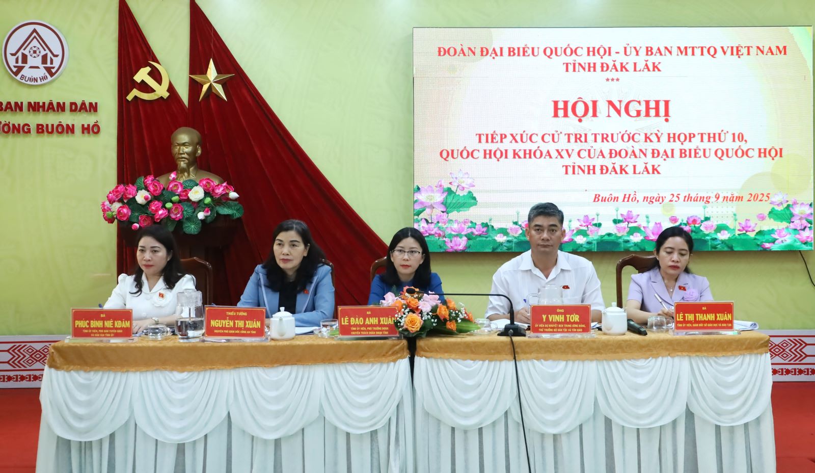 Đoàn Đại biểu Quốc hội tỉnh Đắk Lắk tiếp xúc cử tri trước Kỳ họp thứ 10, Quốc hội khoá XV