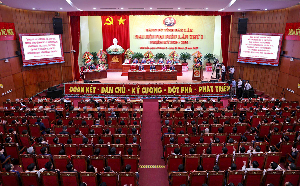 Khai mạc trọng thể Đại hội đại biểu Đảng bộ tỉnh Đắk Lắk lần thứ I, nhiệm kỳ 2025 - 2030