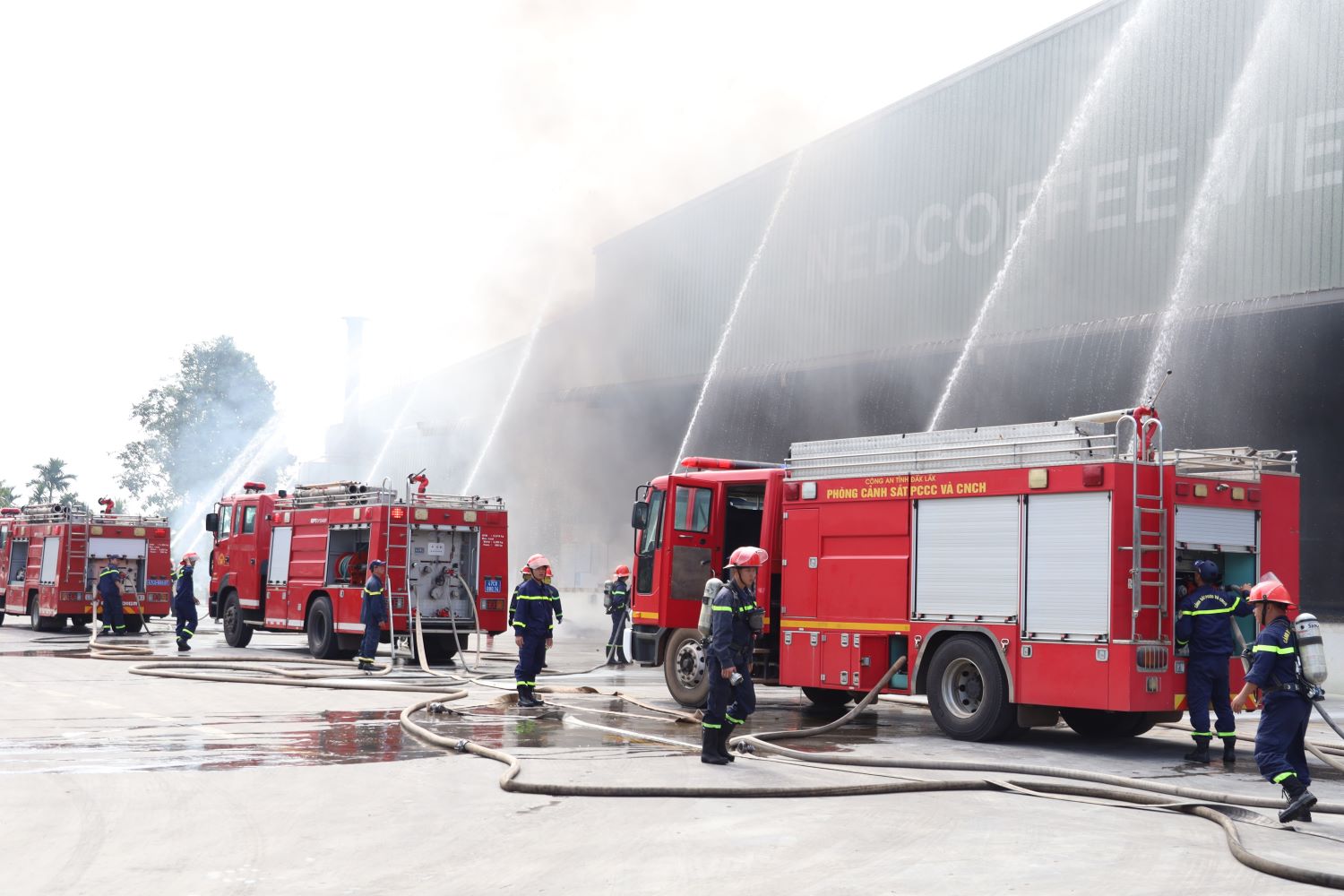 Thực tập phương án chữa cháy và cứu nạn, cứu hộ tại Công ty Sucden Coffee Việt Nam