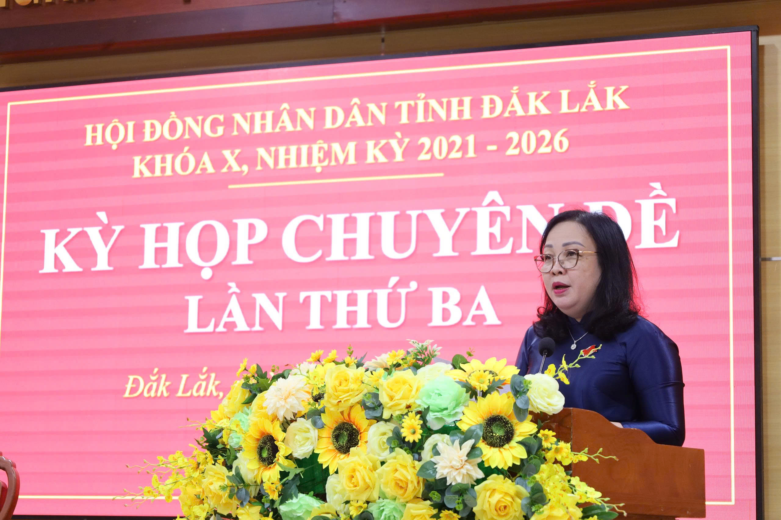 Kỳ họp chuyên đề lần thứ Ba, HĐND tỉnh khóa X, nhiệm kỳ 2021-2026: Thông qua 21 Nghị quyết quan trọng