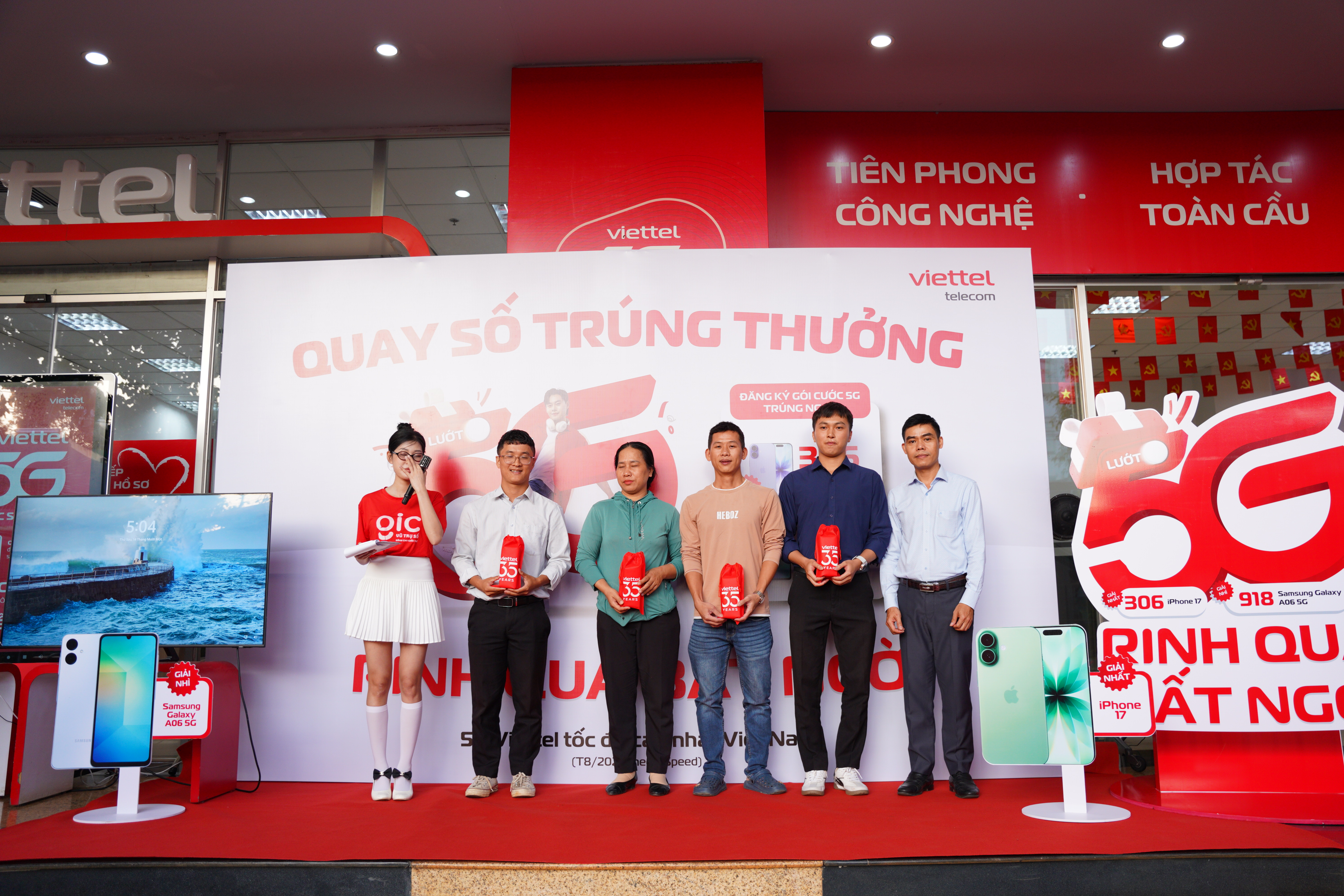 Viettel Đắk Lắk tổ chức chương trình quay số trúng thưởng đợt 1
