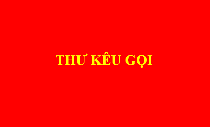 Thư kêu gọi ủng hộ Nhân dân tỉnh Đắk Lắk khắc phục hậu quả thiên tai gây ra