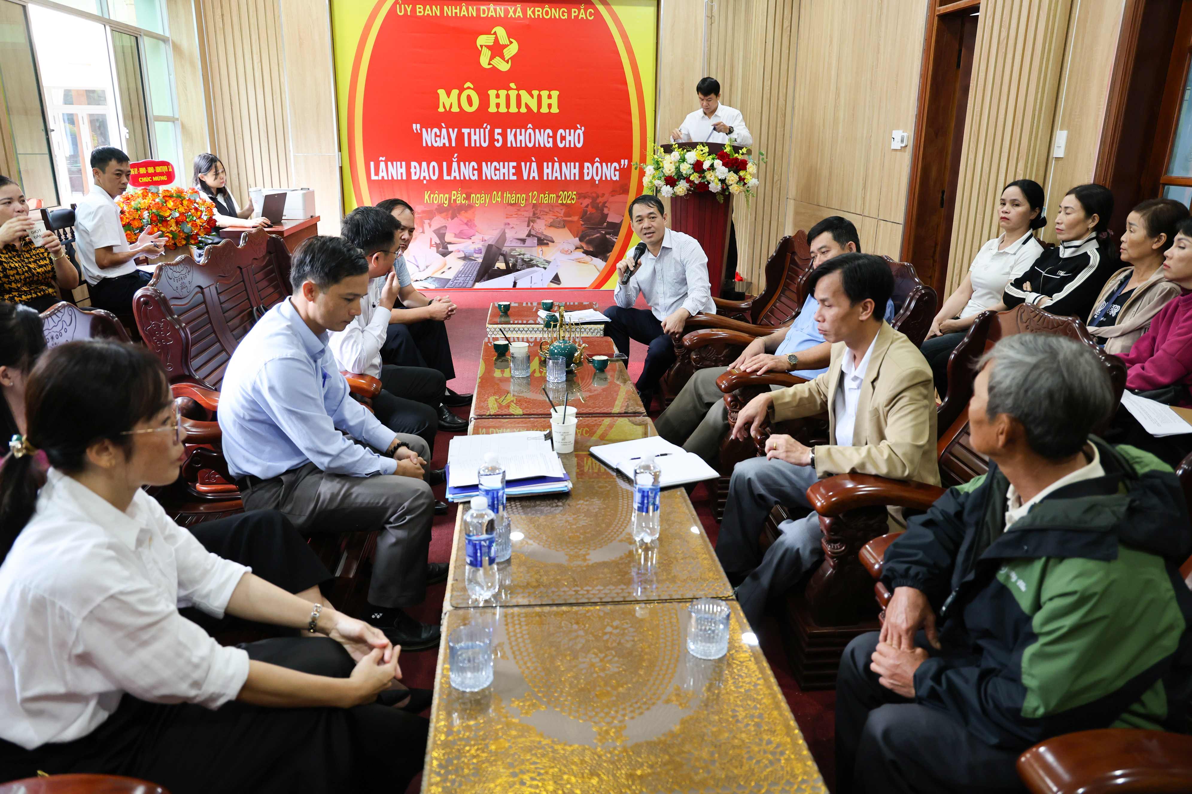 Xã Krông Pắc khởi động mô hình "Ngày thứ 5 không chờ" để giải quyết dứt điểm thủ tục hành chính
