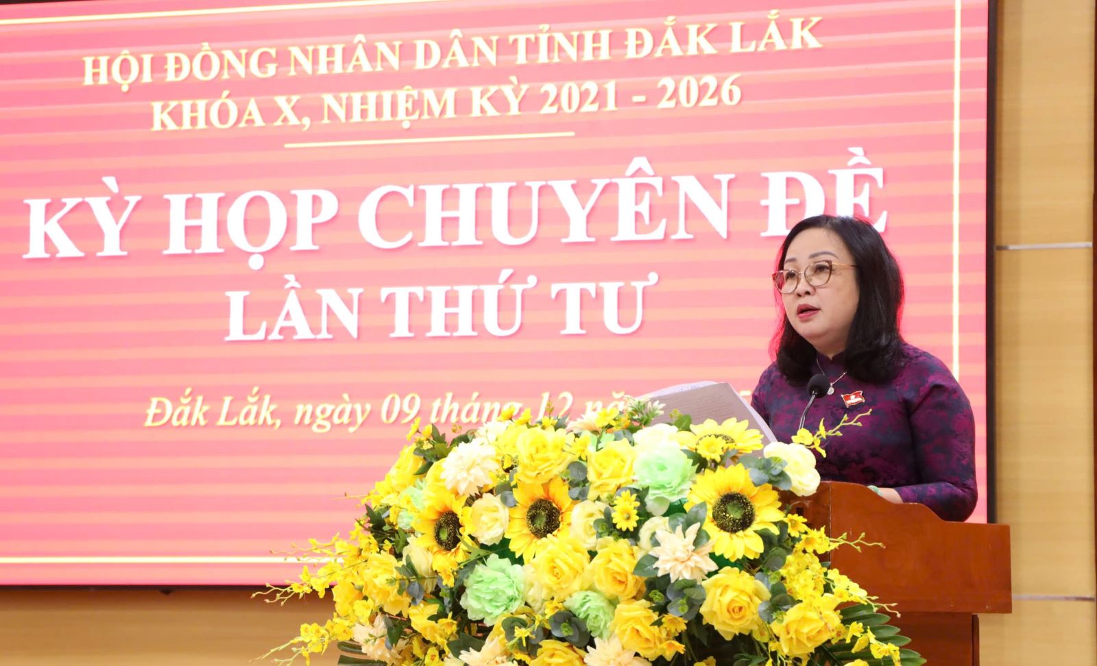 Kỳ họp Chuyên đề lần thứ Tư, HĐND tỉnh Đắk Lắk khóa X, nhiệm kỳ 2021 - 2026