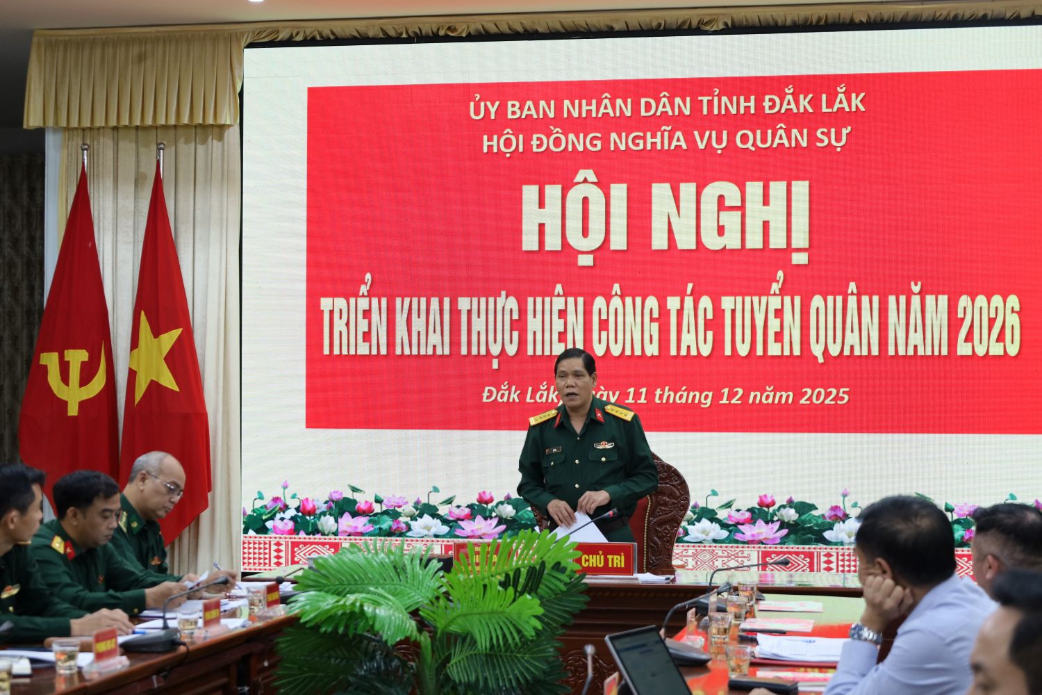 Hội nghị triển khai thực hiện công tác tuyển quân năm 2026