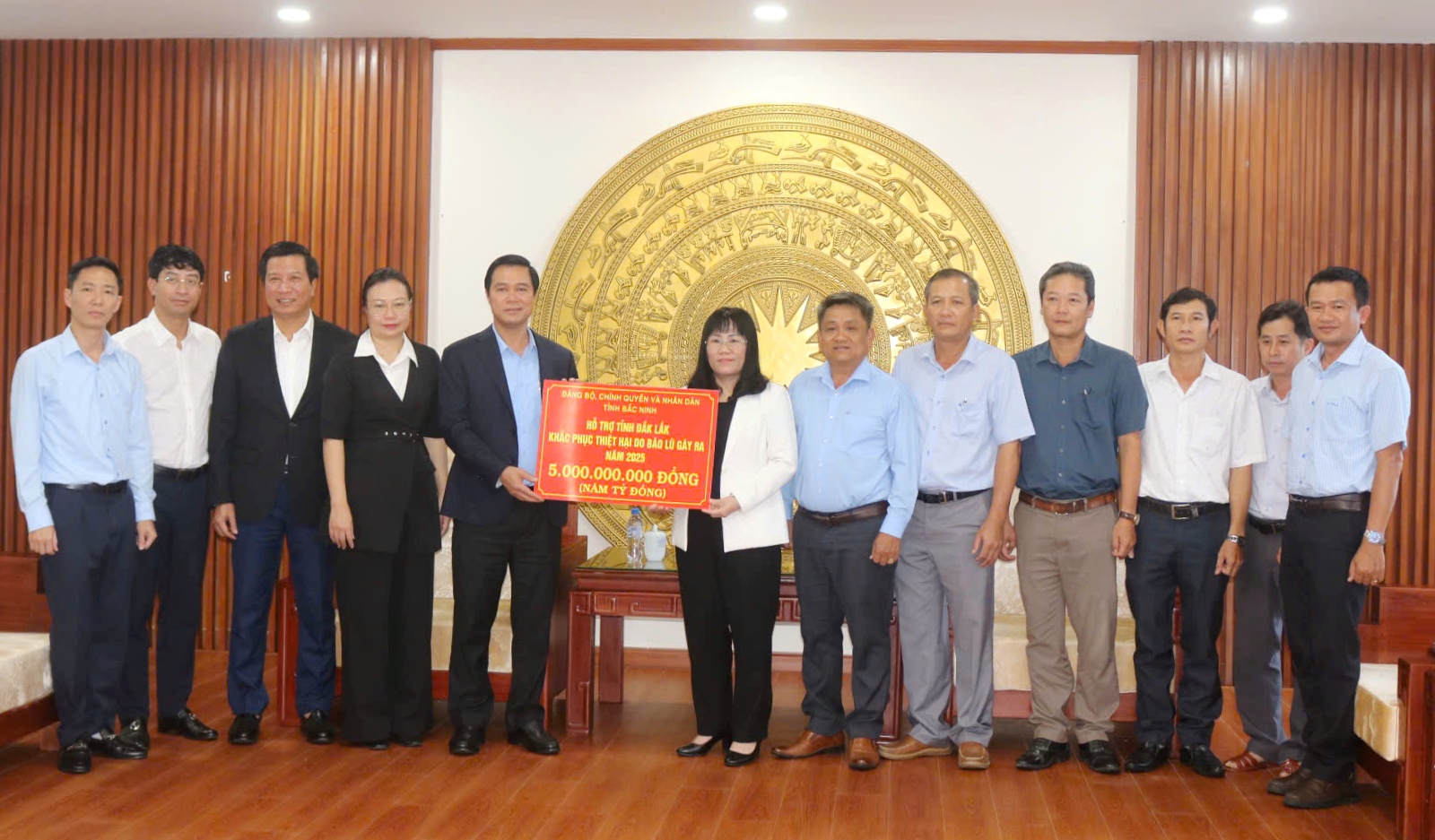 Bắc Ninh hỗ trợ Đắk Lắk 5,1 tỷ đồng khắc phục hậu quả thiên tai