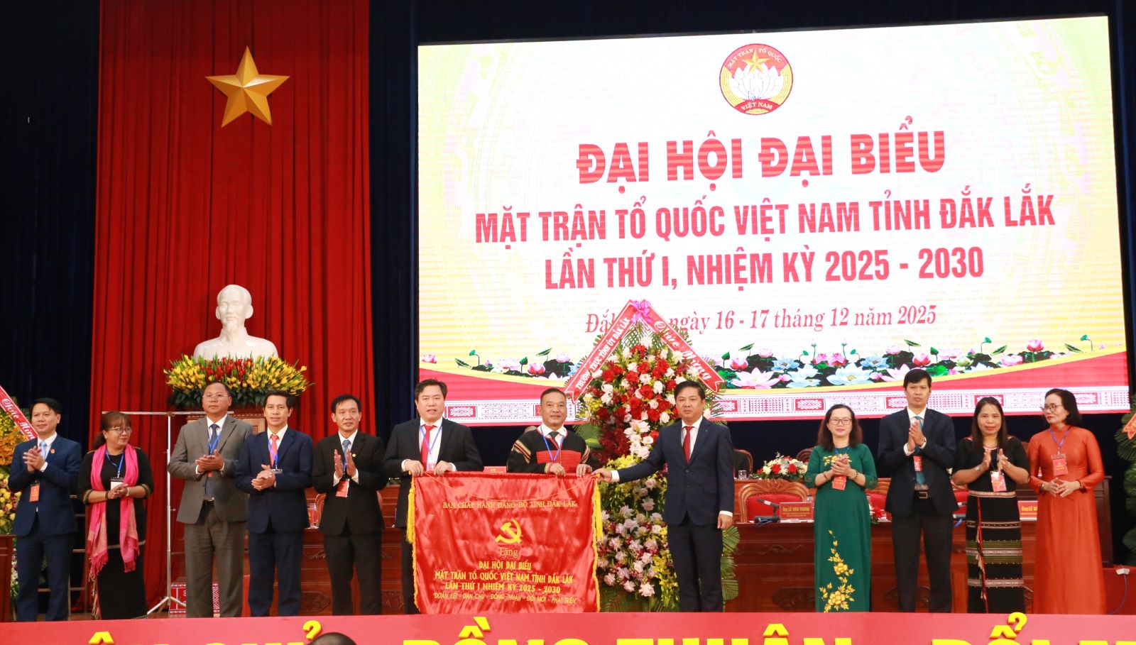 Khai mạc trọng thể Đại hội đại biểu Mặt trận Tổ quốc Việt Nam tỉnh Đắk Lắk lần thứ I, nhiệm kỳ 2025 - 2030