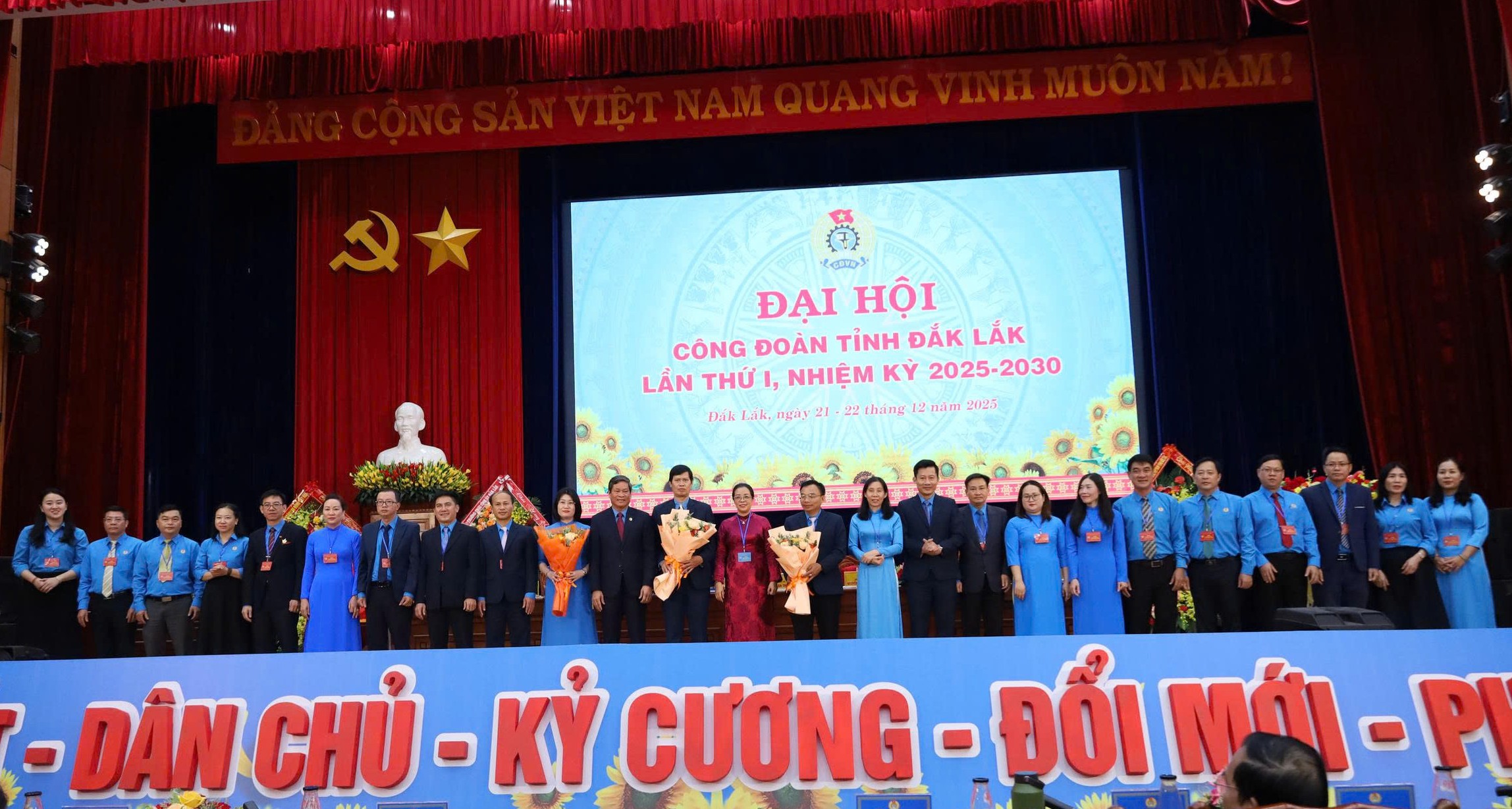 Đại hội Công đoàn tỉnh Đắk Lắk lần thứ I, nhiệm kỳ 2025-2030: Xác định 3 khâu đột phá chiến lược
