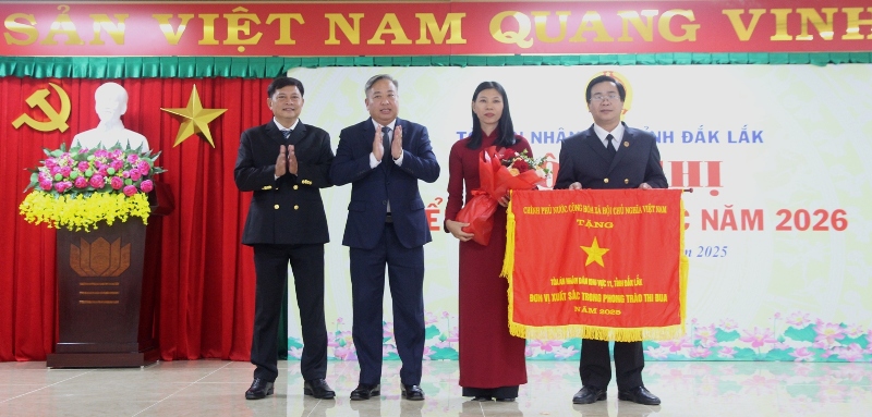 Tòa án Nhân dân tỉnh Đắk Lắk triển khai nhiệm vụ công tác năm 2026