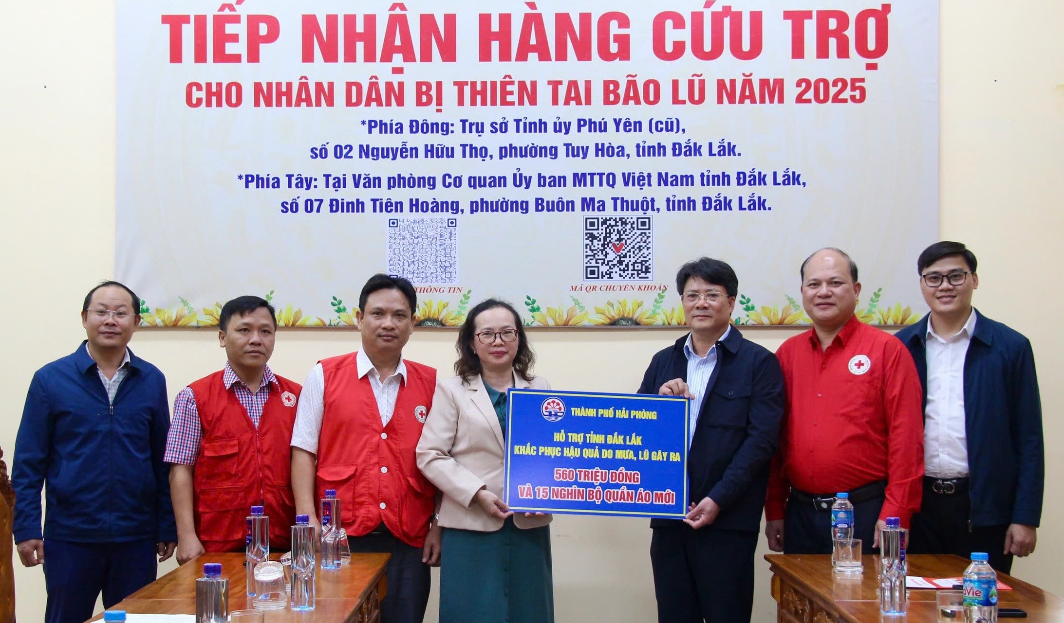 Ủy ban MTTQ Việt Nam TP. Hải Phòng hỗ trợ Đắk Lắk khắc phục hậu quả mưa lũ