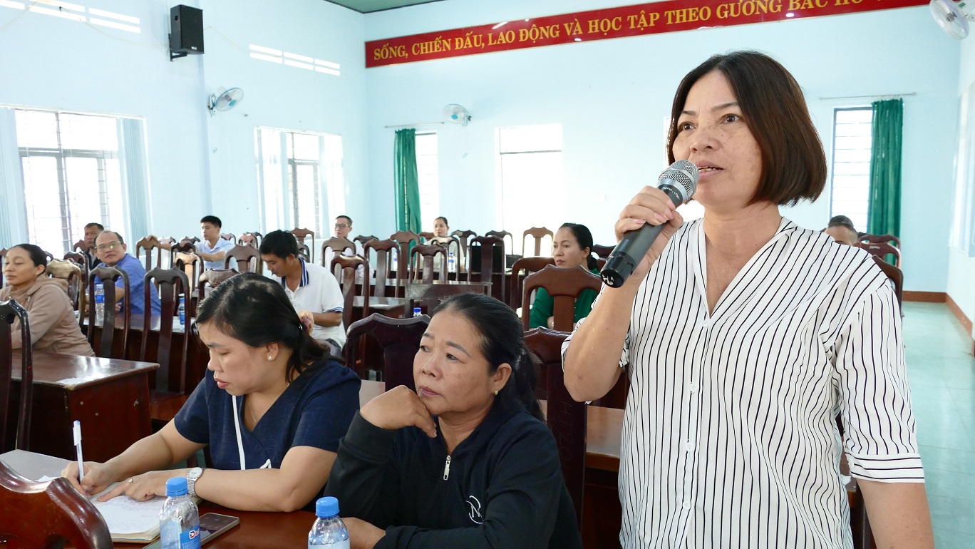 Tổ đại biểu số 2, HĐND tỉnh Đắk Lắk tiếp xúc cử tri sau Kỳ họp thứ Hai