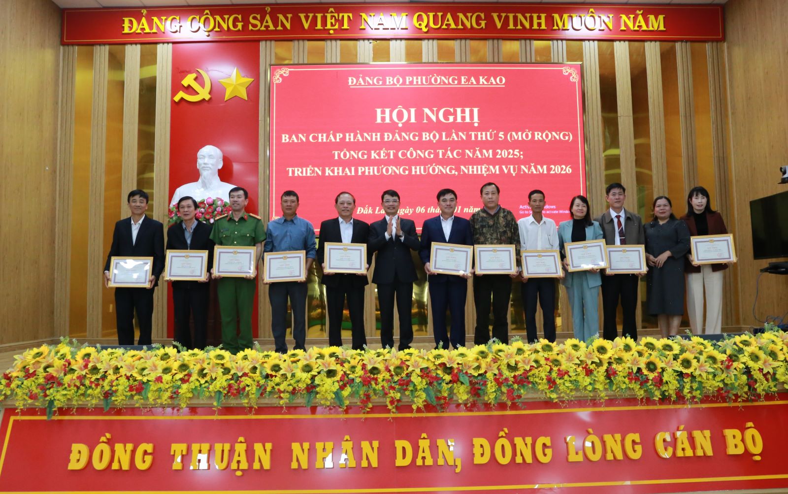 Hội nghị Ban Chấp hành Đảng bộ phường Ea Kao lần thứ 5 (mở rộng)