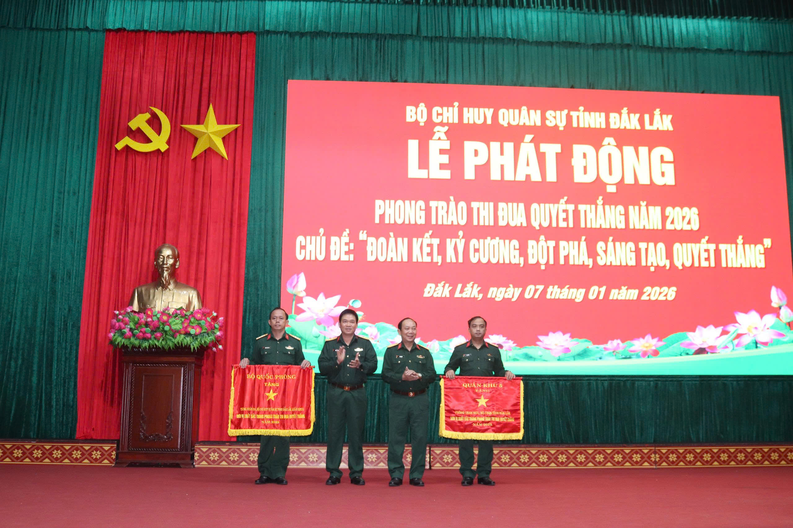 Bộ Chỉ huy Quân sự tỉnh Đắk Lắk phát động Phong trào Thi đua Quyết thắng năm 2026