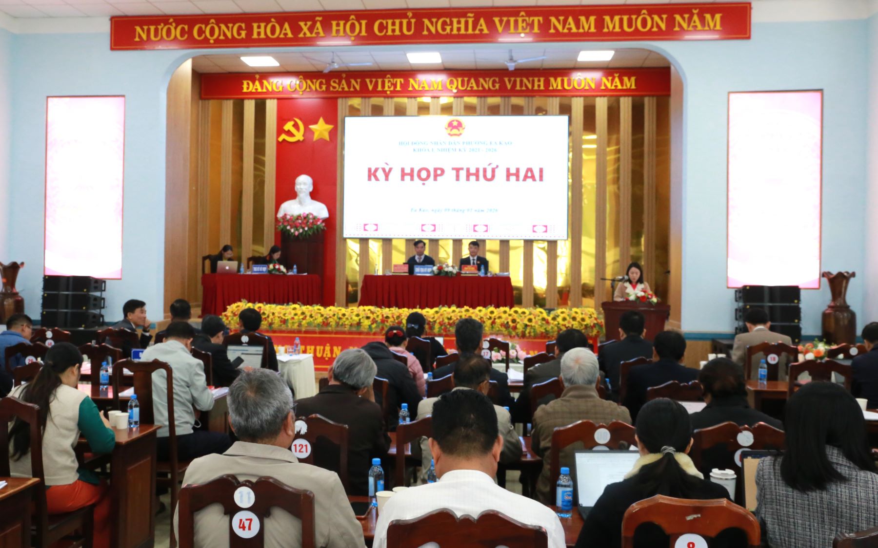Kỳ họp thứ Hai, HĐND phường Ea Kao khóa I, nhiệm kỳ 2021 – 2026