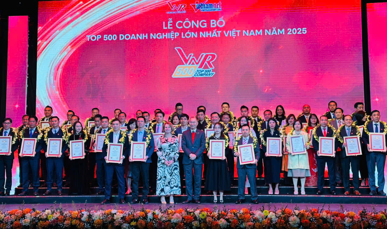 Simexco Daklak được vinh danh top 500 doanh nghiệp lớn nhất Việt Nam 2025