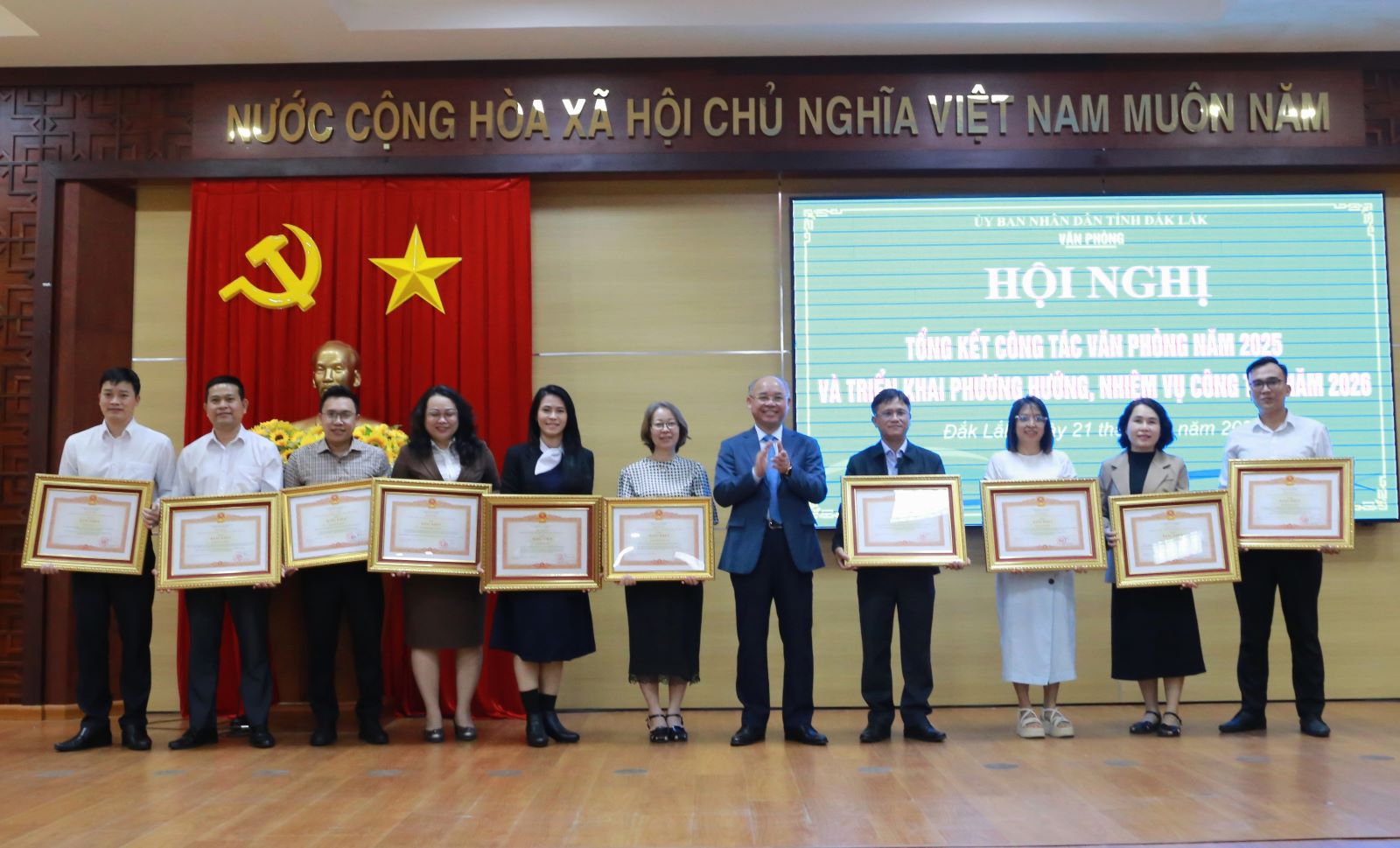Văn phòng UBND tỉnh Đắk Lắk triển khai phương hướng, nhiệm vụ công tác năm 2026