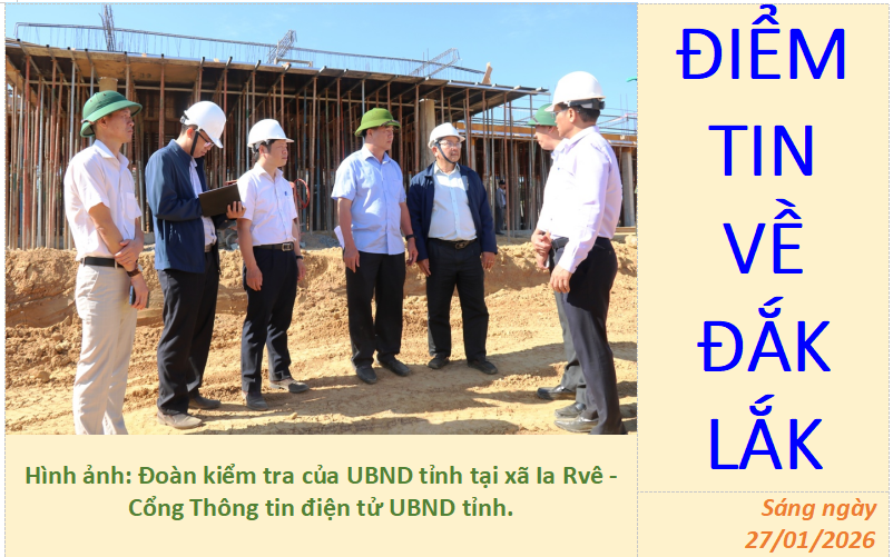 Thông tin báo chí ngày 27/01/2026.