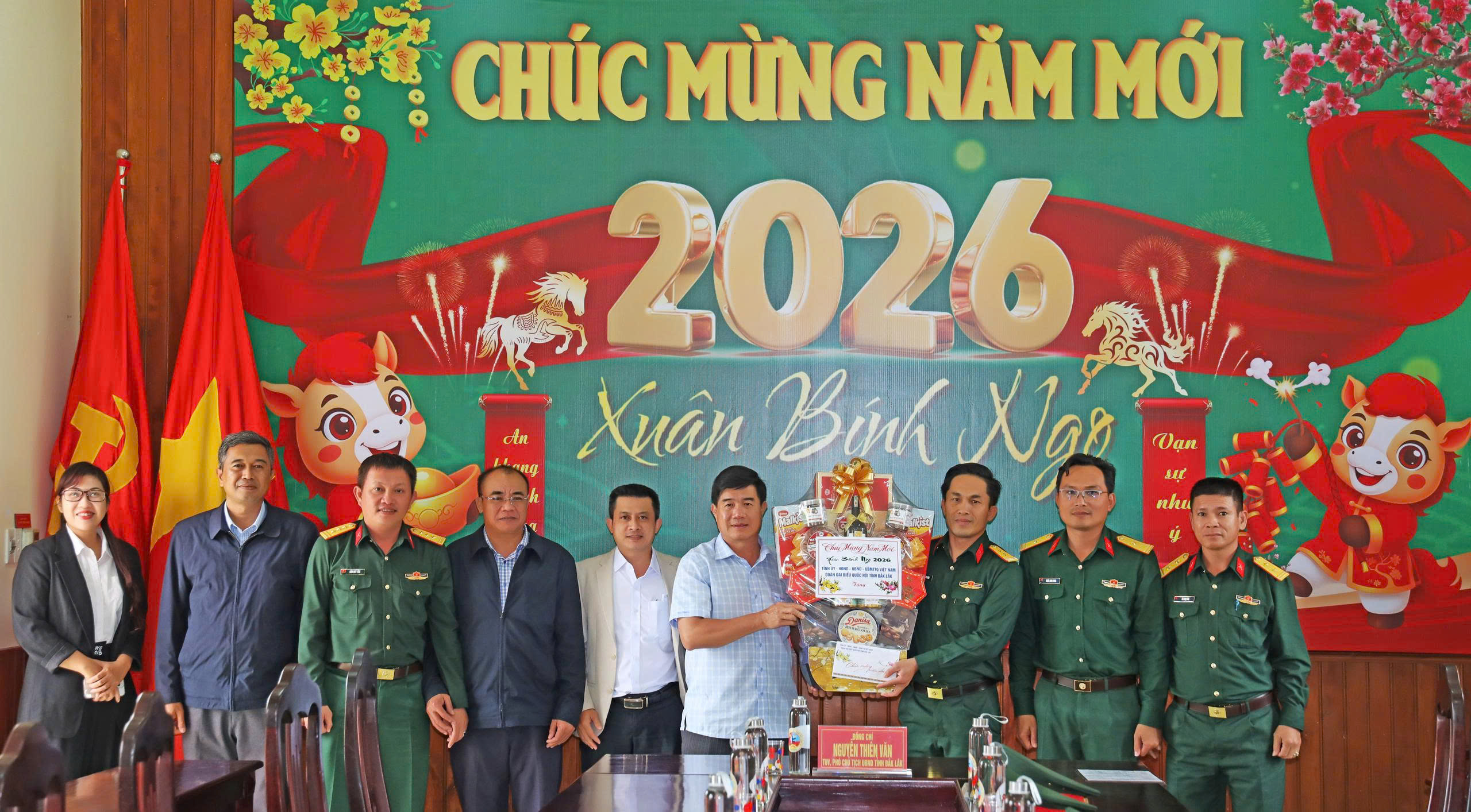 Phó Chủ tịch UBND tỉnh Nguyễn Thiên Văn thăm, chúc Tết các đơn vị, cá nhân nhân dịp Tết Nguyên đán Bính Ngọ 2026