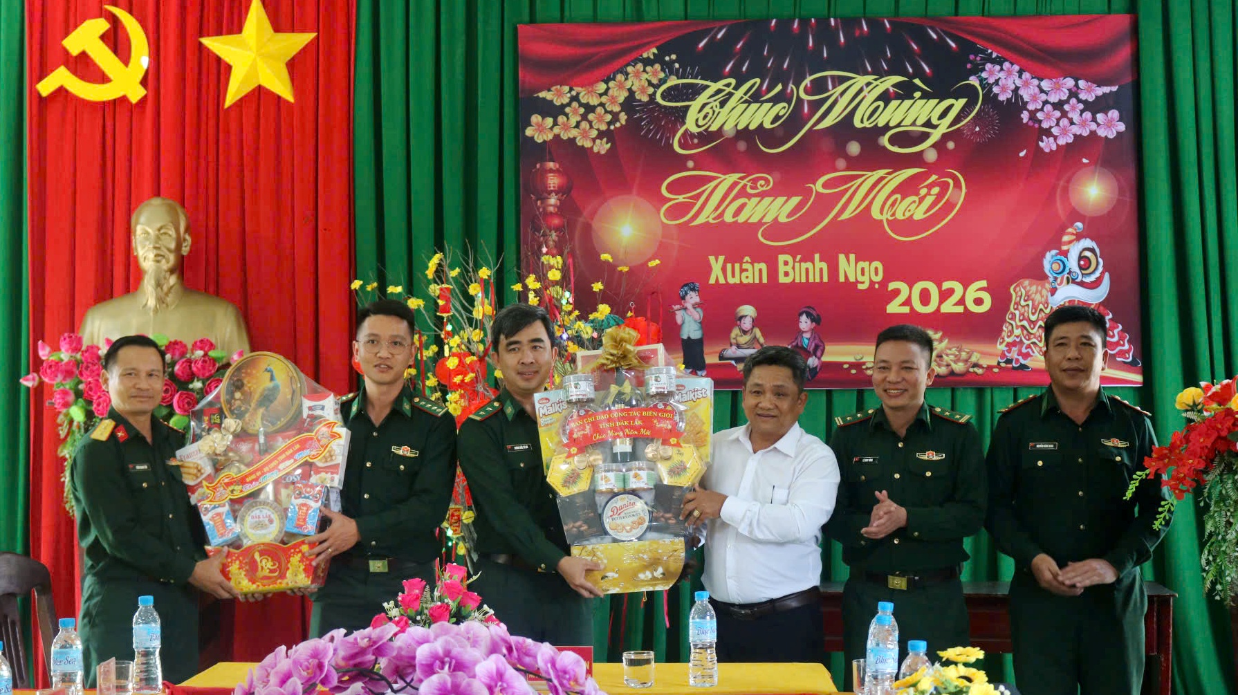 Ban Chỉ đạo Công tác biên giới tỉnh thăm, chúc Tết các Đồn Biên phòng phía Đông tỉnh