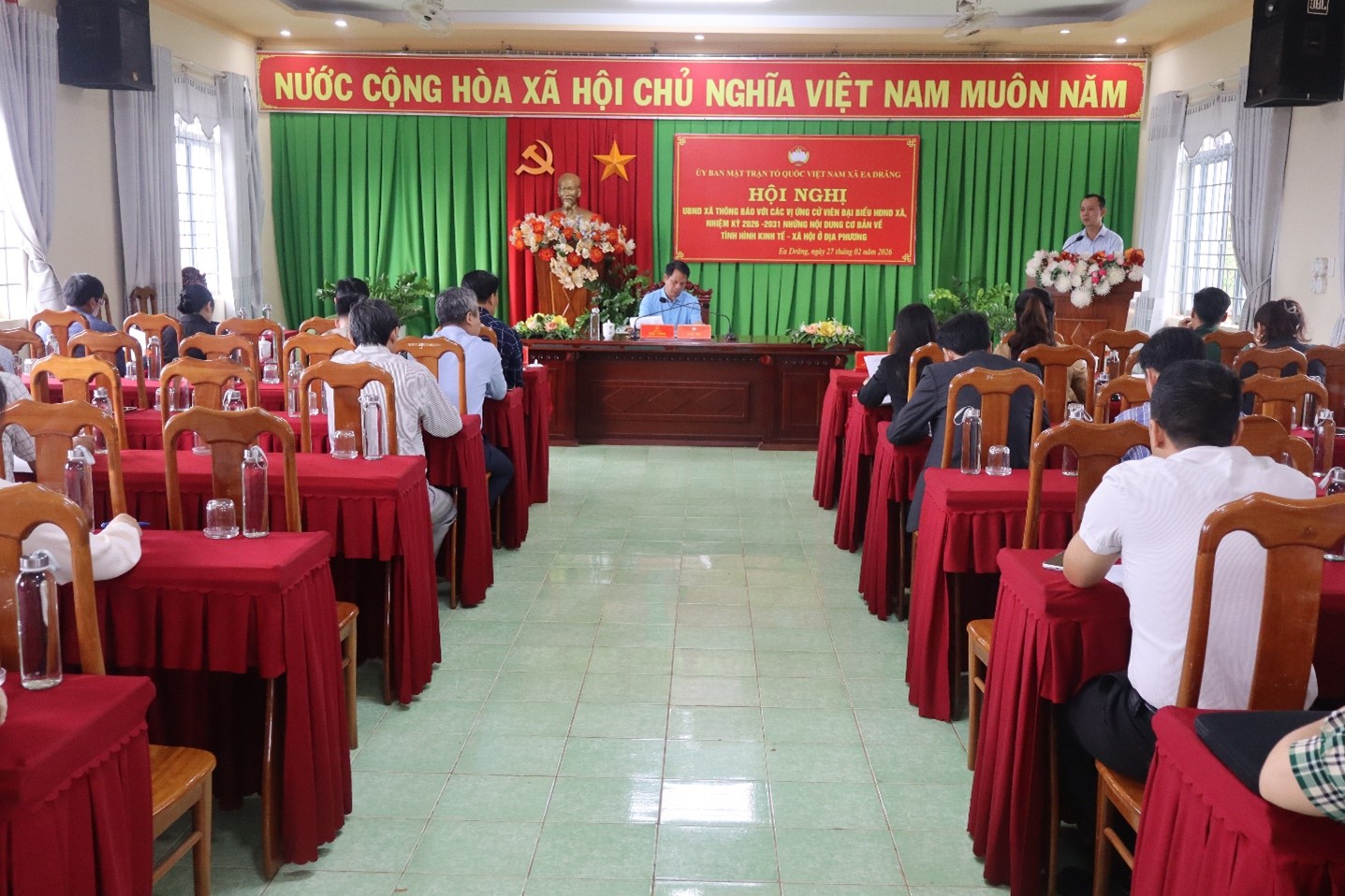 Xã Ea Drăng hướng dẫn 50 ứng cử viên xây dựng chương trình hành động