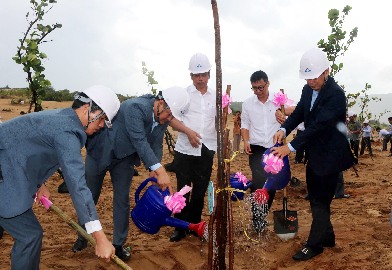 Lễ hưởng ứng Tết trồng cây và ra quân thi công đầu năm tại dự án Bến cảng Bãi Gốc