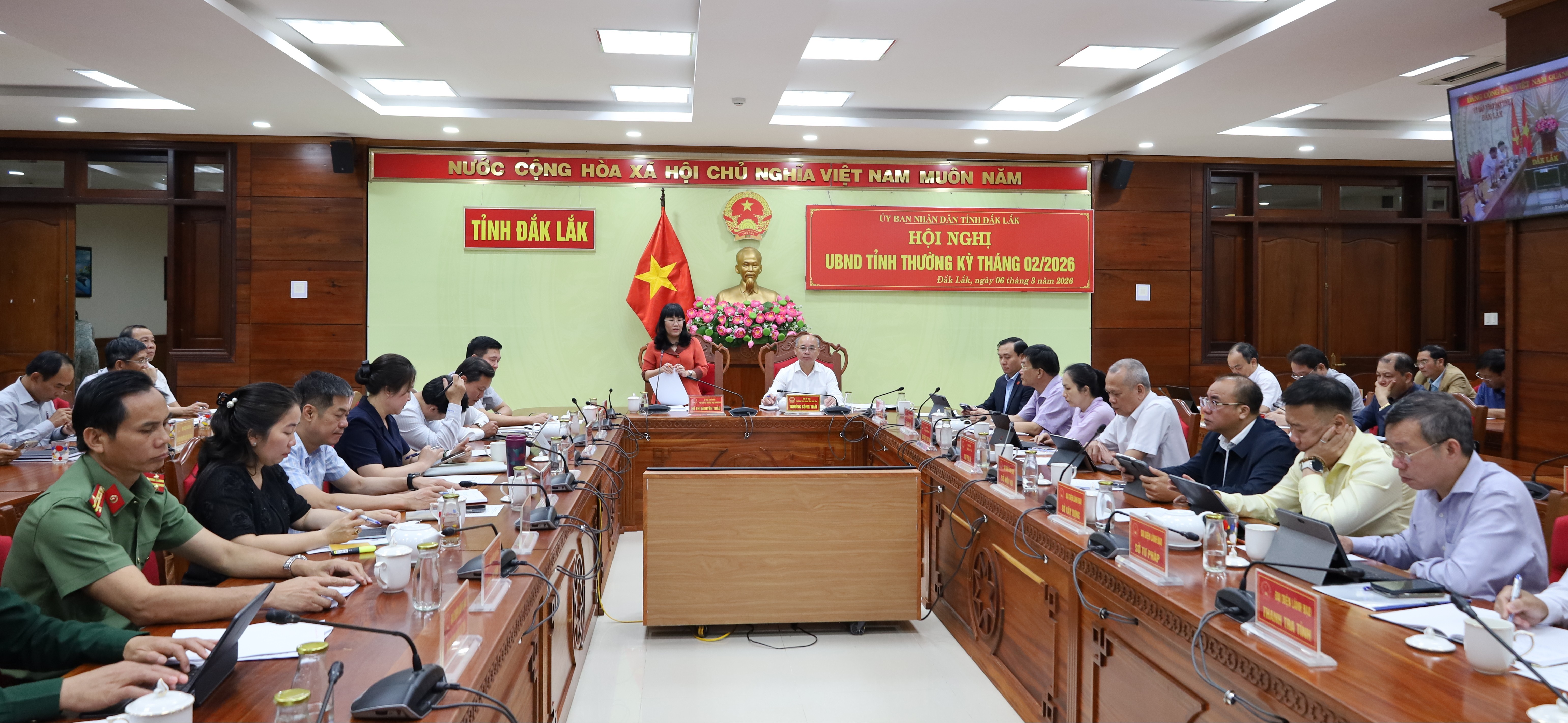 Tập trung cao độ cho công tác bầu cử đại biểu Quốc hội khóa XVI và HĐND các cấp nhiệm kỳ 2026-2031 và hoàn thành nhiệm vụ trọng tâm trong quý 1/2026