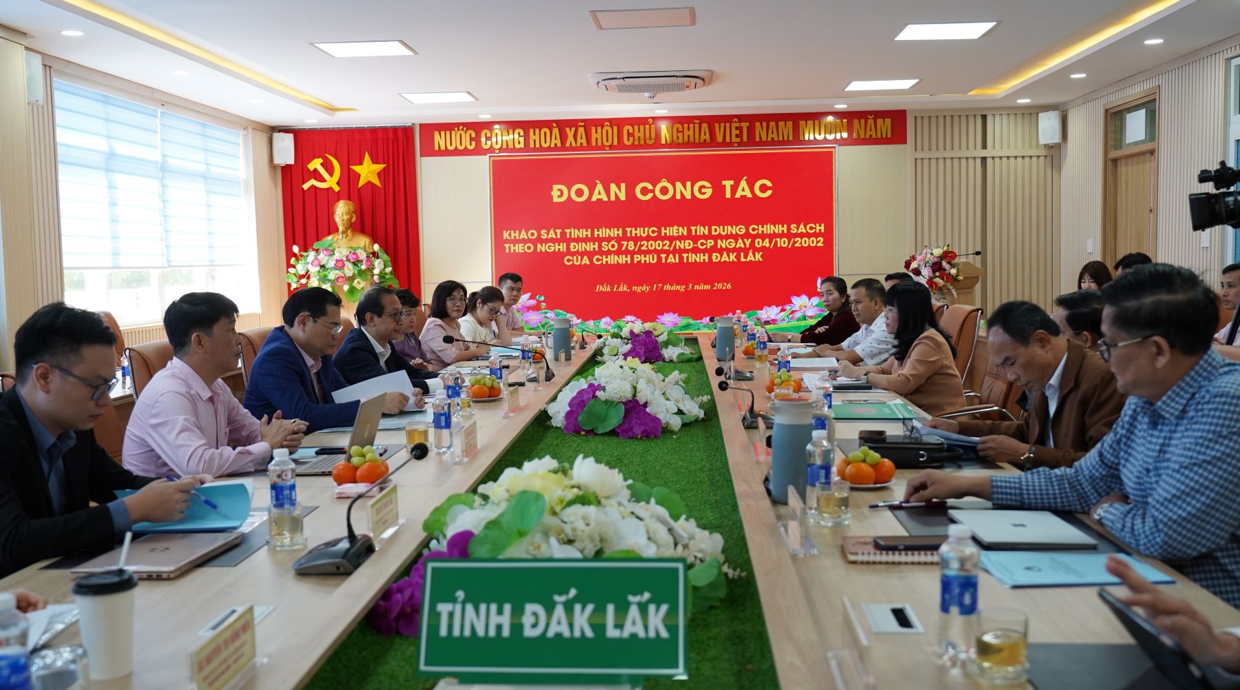 Khảo sát tình hình thực hiện tín dụng chính sách trên địa bàn tỉnh Đắk Lắk