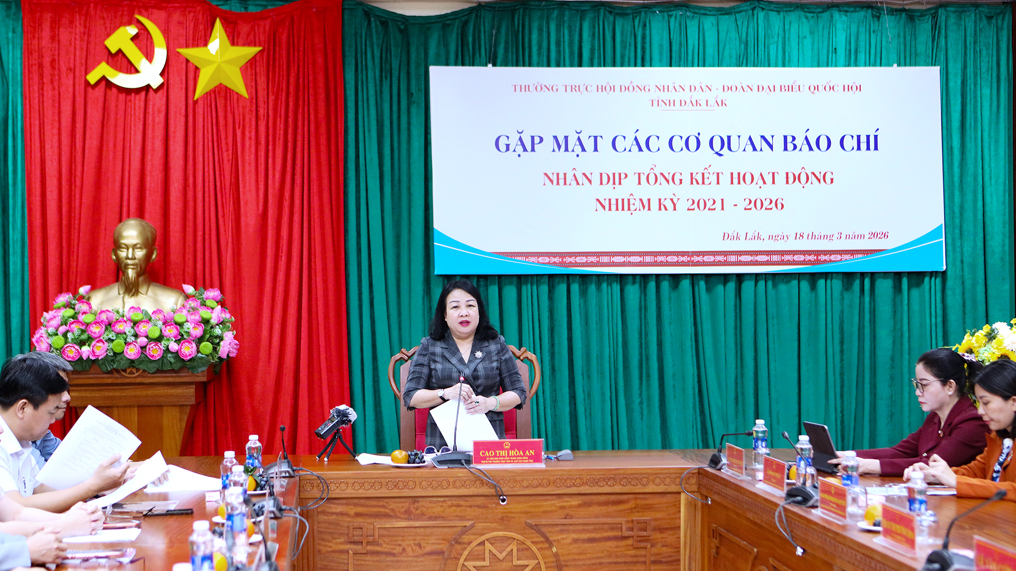 Thường trực HĐND tỉnh và Đoàn đại biểu Quốc hội tỉnh Đắk Lắk gặp mặt các cơ quan báo chí nhân dịp tổng kết nhiệm kỳ 2021 - 2026