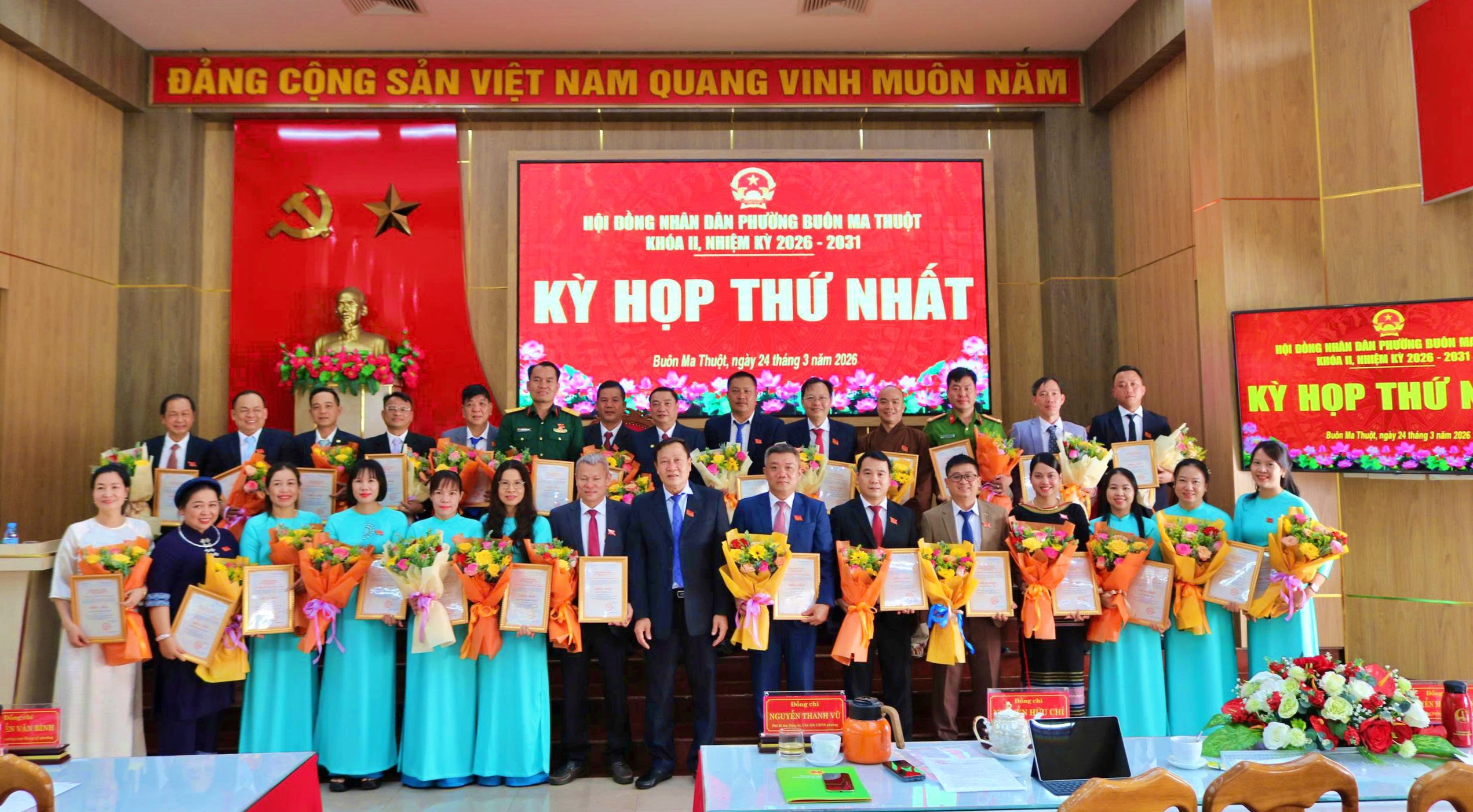 Kỳ họp thứ Nhất HĐND phường Buôn Ma Thuột khóa II, nhiệm kỳ 2026 – 2031